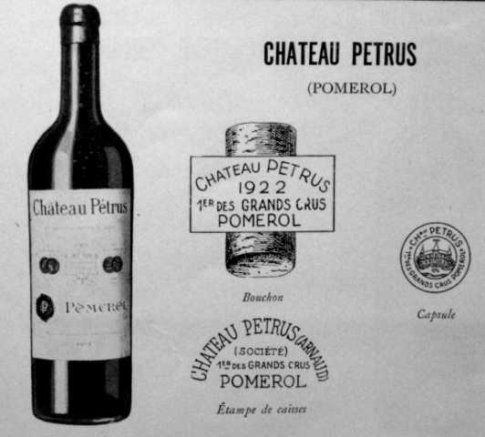 Petrus chateau card printed 1931.jpg