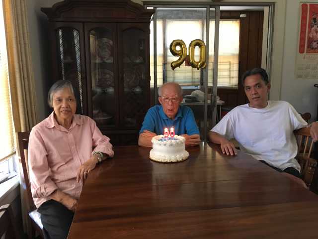 90th Birthday Cake.JPG