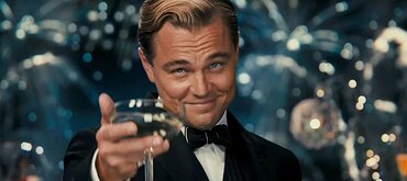 Gatsby - Leo Toasting