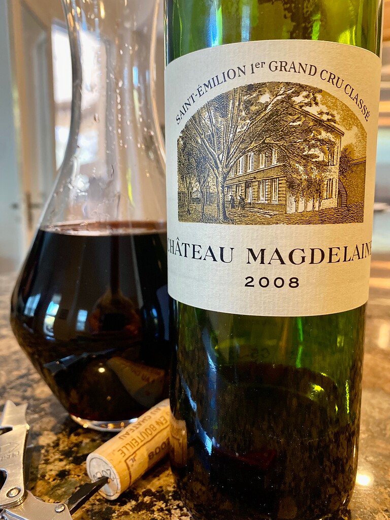 TN: 2008 Château Magdelaine (France, Bordeaux, Libournais, St