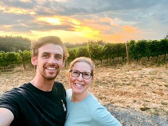 Allison and Kenny at Bjornson Vineyard v2