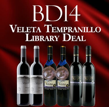 BD14 Tempranillo Library Deal