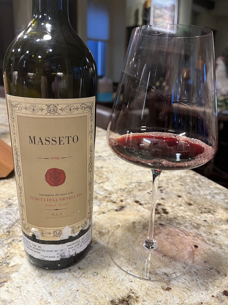 TN: 1998 Tenuta dell'Ornellaia Masseto Toscana IGT (Italy TN: 1998 Tenuta dell'Ornellaia Masseto Toscana IGT (Italy