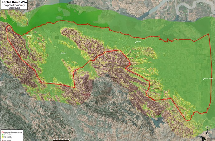 Proposed Contra Costa AVA Map