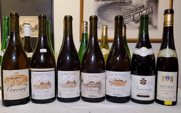 Vouvray dessert wines.