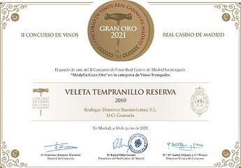 _CVRCM-21--Diploma Tempranillo 2010 DOMINIO BUENA VISTA-1