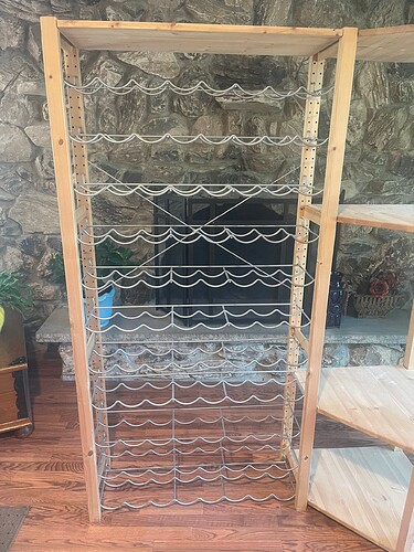 corner rack one view