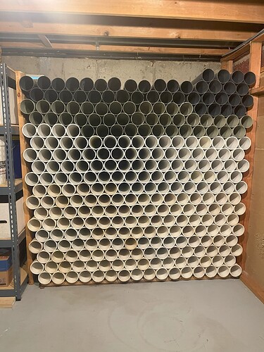 PVC storage front
