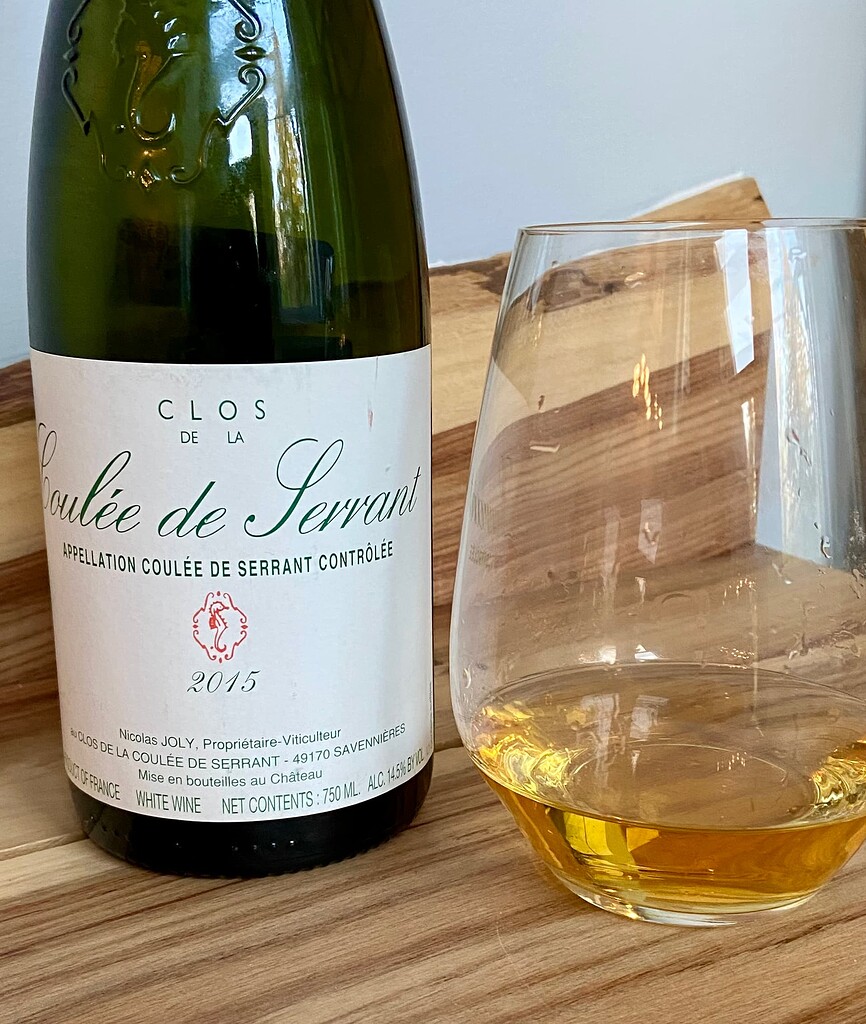 TN: 2015 Nicolas Joly Clos de la Coulée de Serrant - WINE TALK