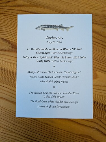 Caviar, etc. 052326