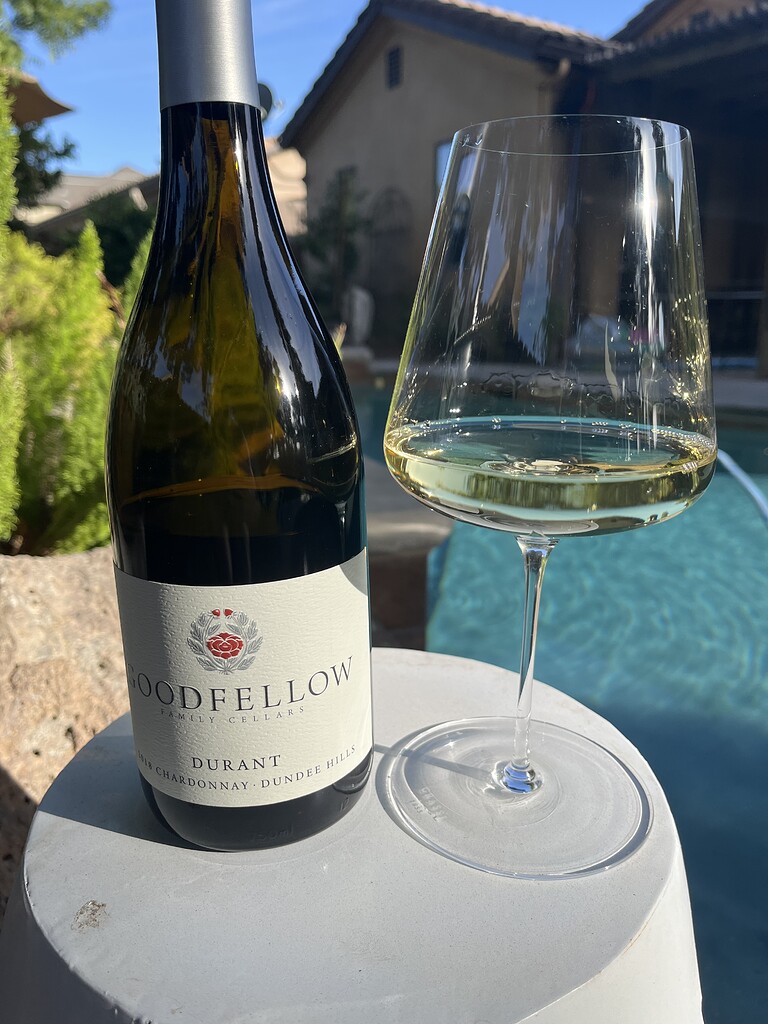 TN 2018 Goodfellow Family Cellars Chardonnay Durant Vineyard WINE