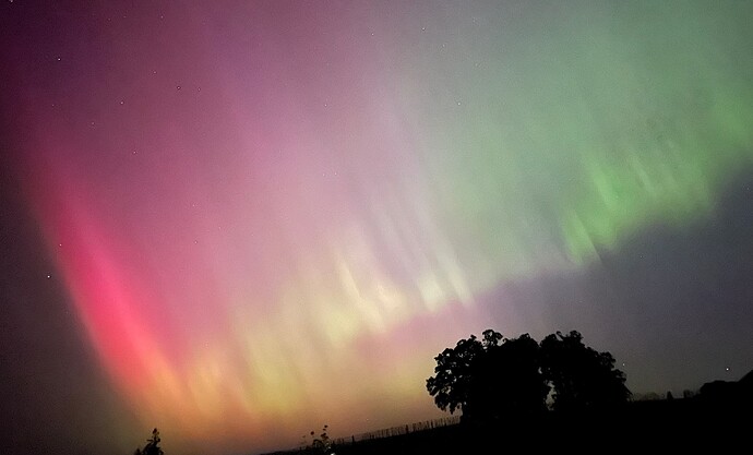 Aurora Borealis over Bracken May 10-11, 2024