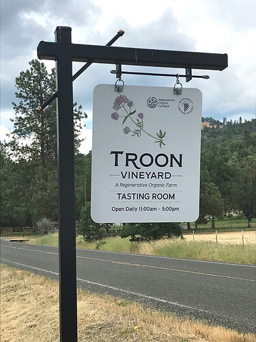 001 troon vineyard, applegate valley
