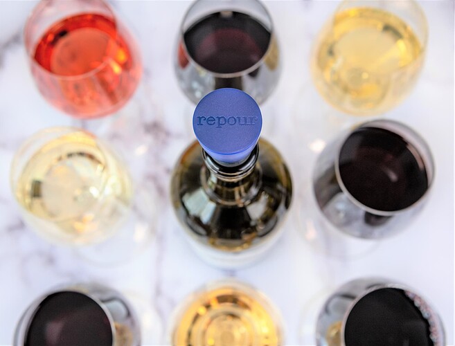 Repour with Red White and Rose