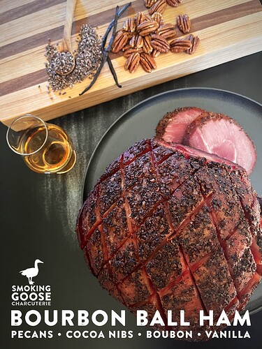 Bourbon Ball Ham by Smoking Goose