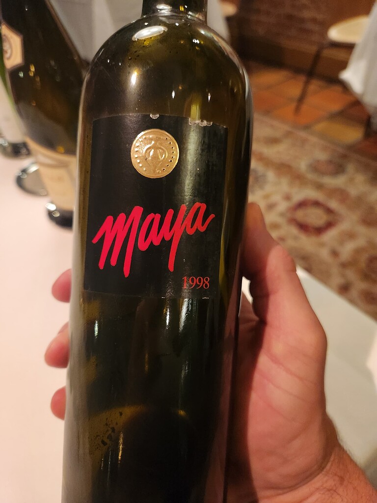 ◇Hieta◇ Maya / Wine TN: 1998 Dalla Valle 'Maya' (and a few other gems) - WINE