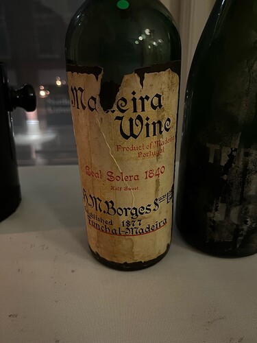 1840 Madeira Bottle