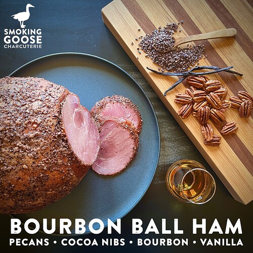 Bourbon Ball Ham by Smoking Goose