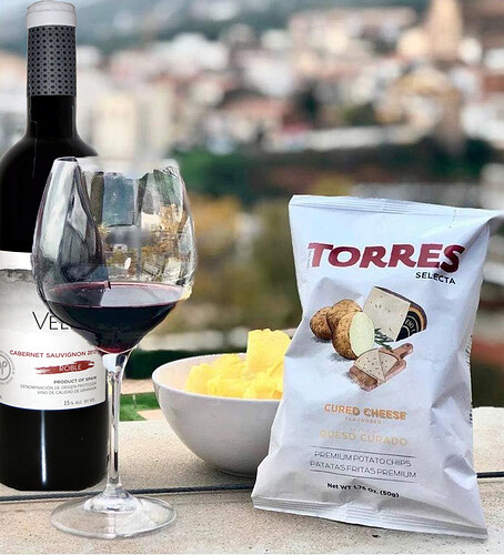 Wine and chips