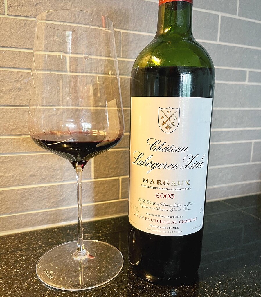 TN: 2005 Château Labégorce-Zédé (France, Bordeaux, Médoc, Margaux