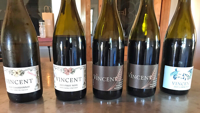 131 vincent wine, willamette valley