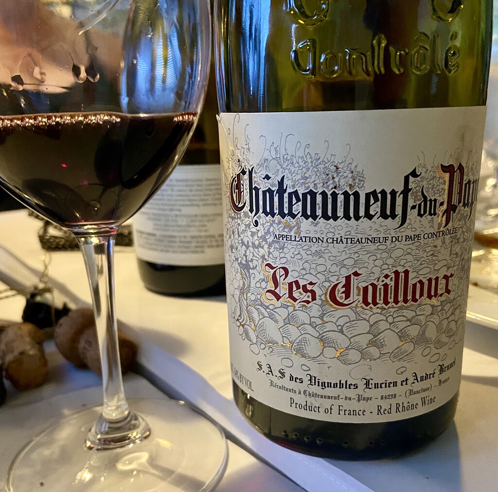 TN: 2010 Les Cailloux (Lucien et André Brunel) Châteauneuf-du-Pape