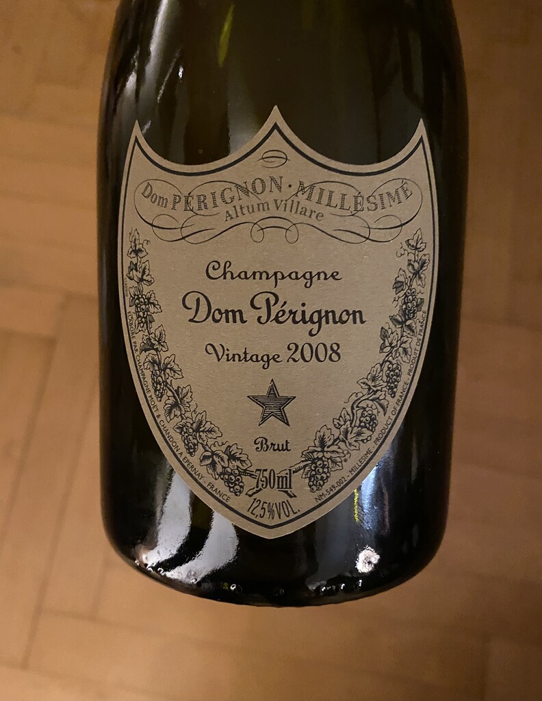 TN: 2008 Dom Pérignon - WINE TALK - WineBerserkers
