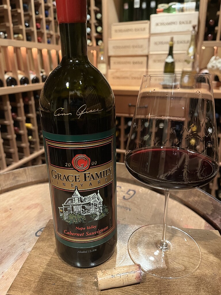 TN: 2000 Grace Family Cabernet Sauvignon (USA, California, Napa