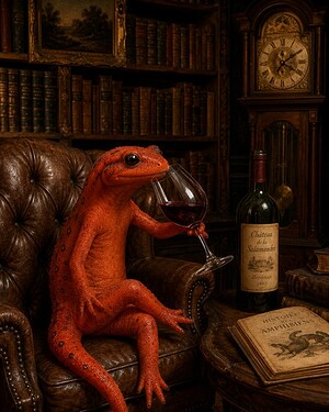 Library Newt