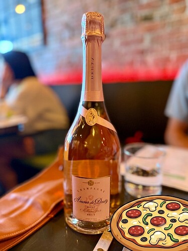 Pizza and wine