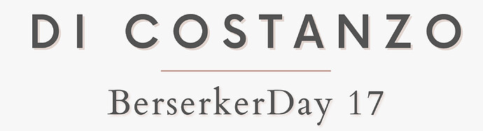 Di Costanzo BD17