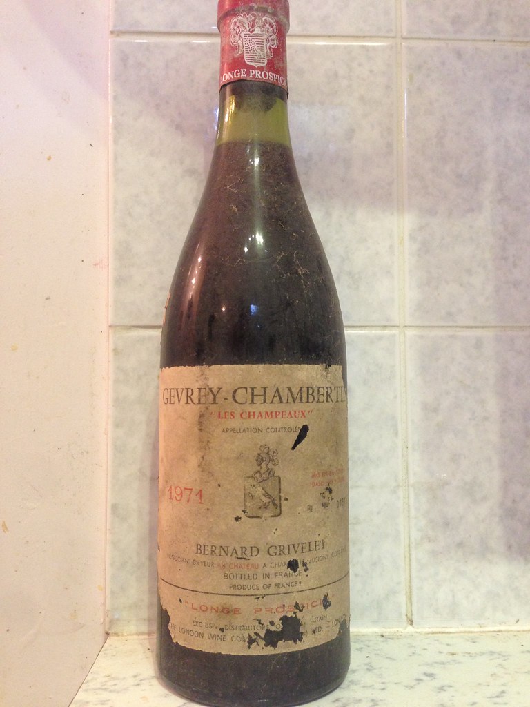 TN: 1971 Gevrey Chambertin – 1er Cru – Grivelet - WINE TALK