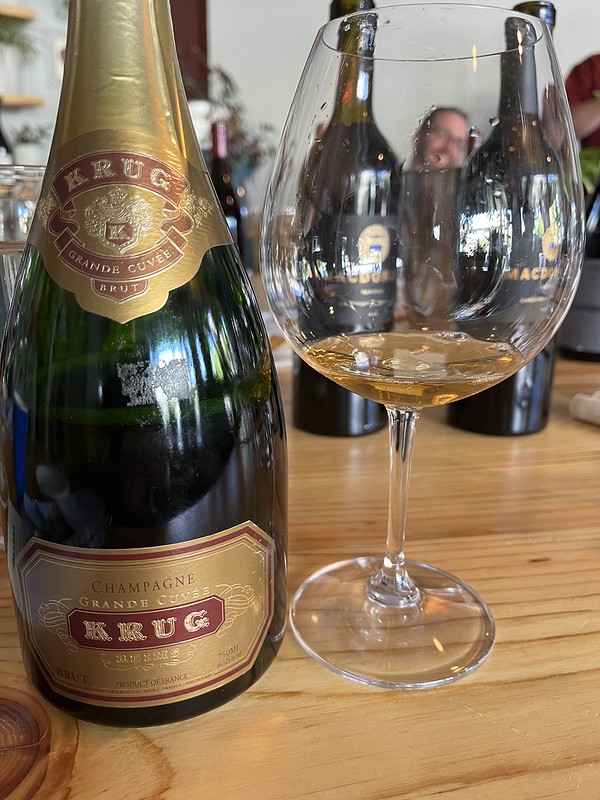 krug champagne label