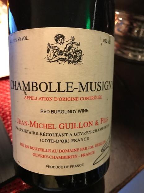 ワイン Chambolle Musigny 2010 Jean Carillon TN: 2009 Jean-Michel Guillon Chambolle-Musigny - WINE TALK