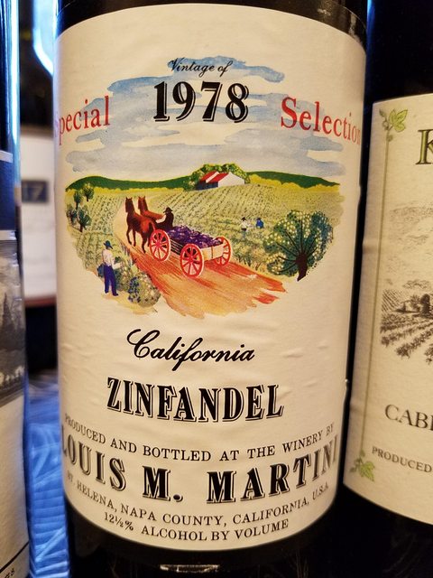 TN: Seven wines from 1978 (CA and WA), and a few others - WINE