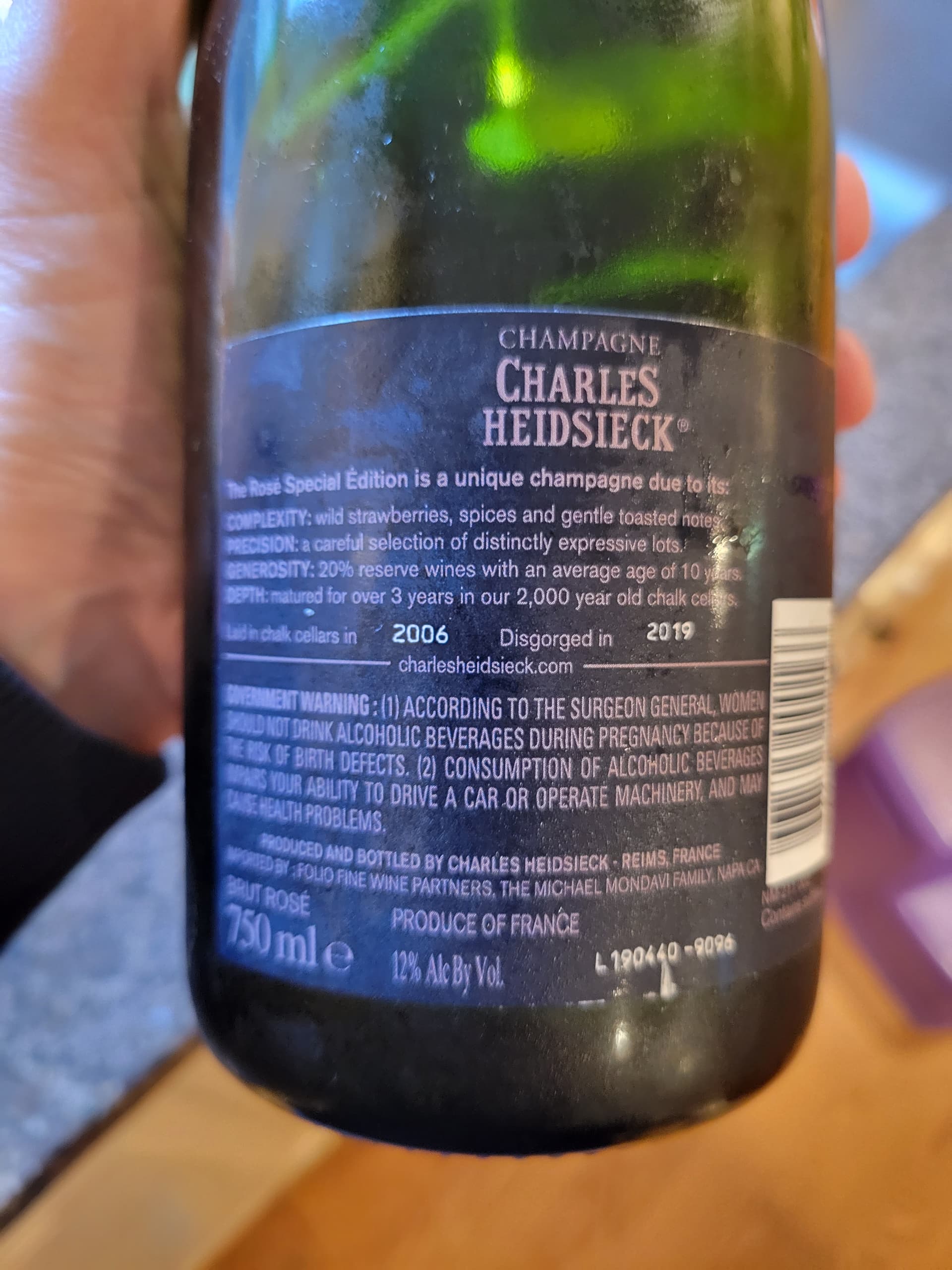 Charles Heidsieck Rose Special Edition - WINE TALK Charles Heidsieck Rose Special Edition - WINE TALK