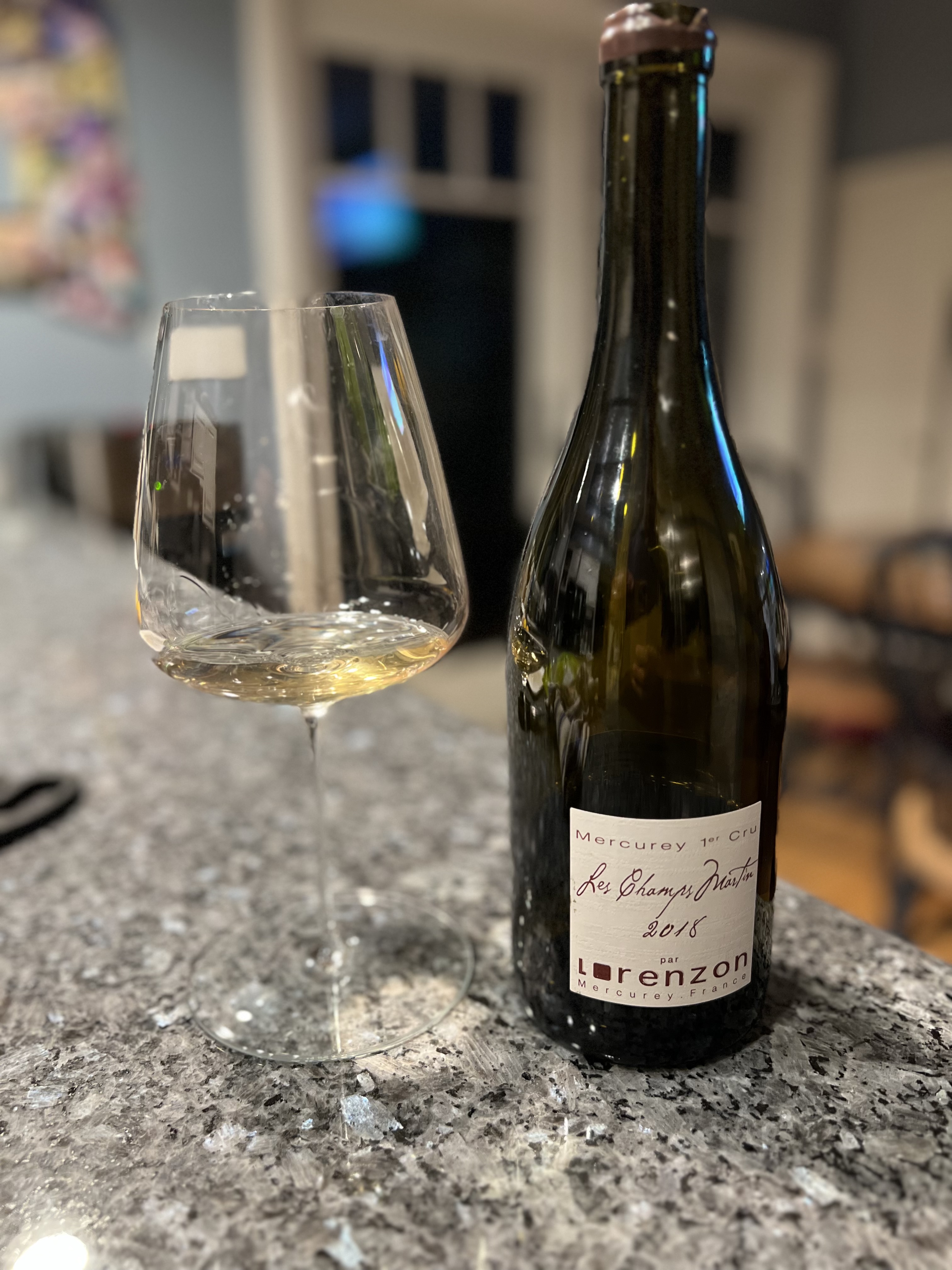 2018 Bruno Lorenzon Mercurey 1er Cru Champs Martin Blanc - WINE