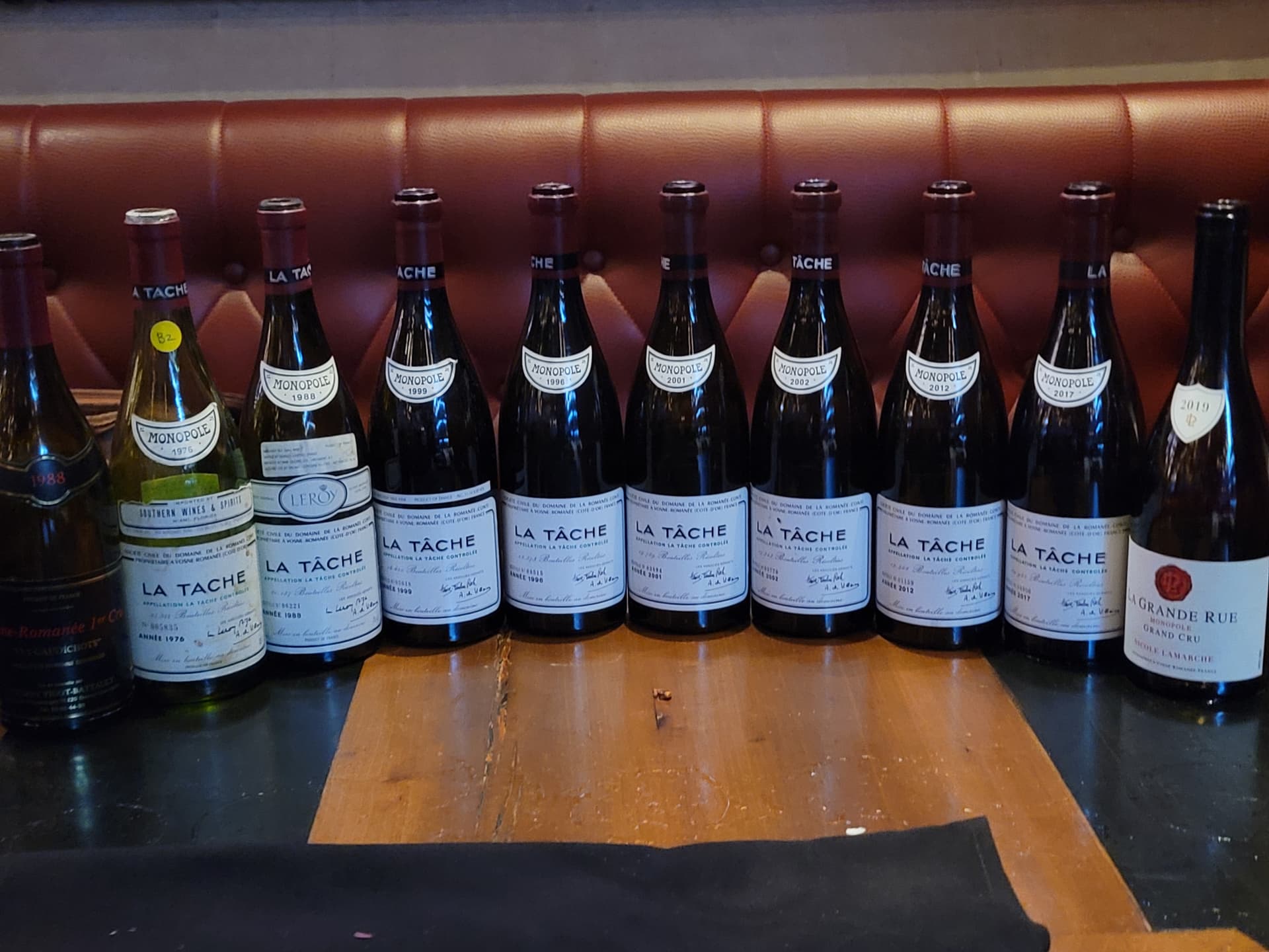La Tache Dinner with 1996 Champagne - Atlanta - WINE TALK