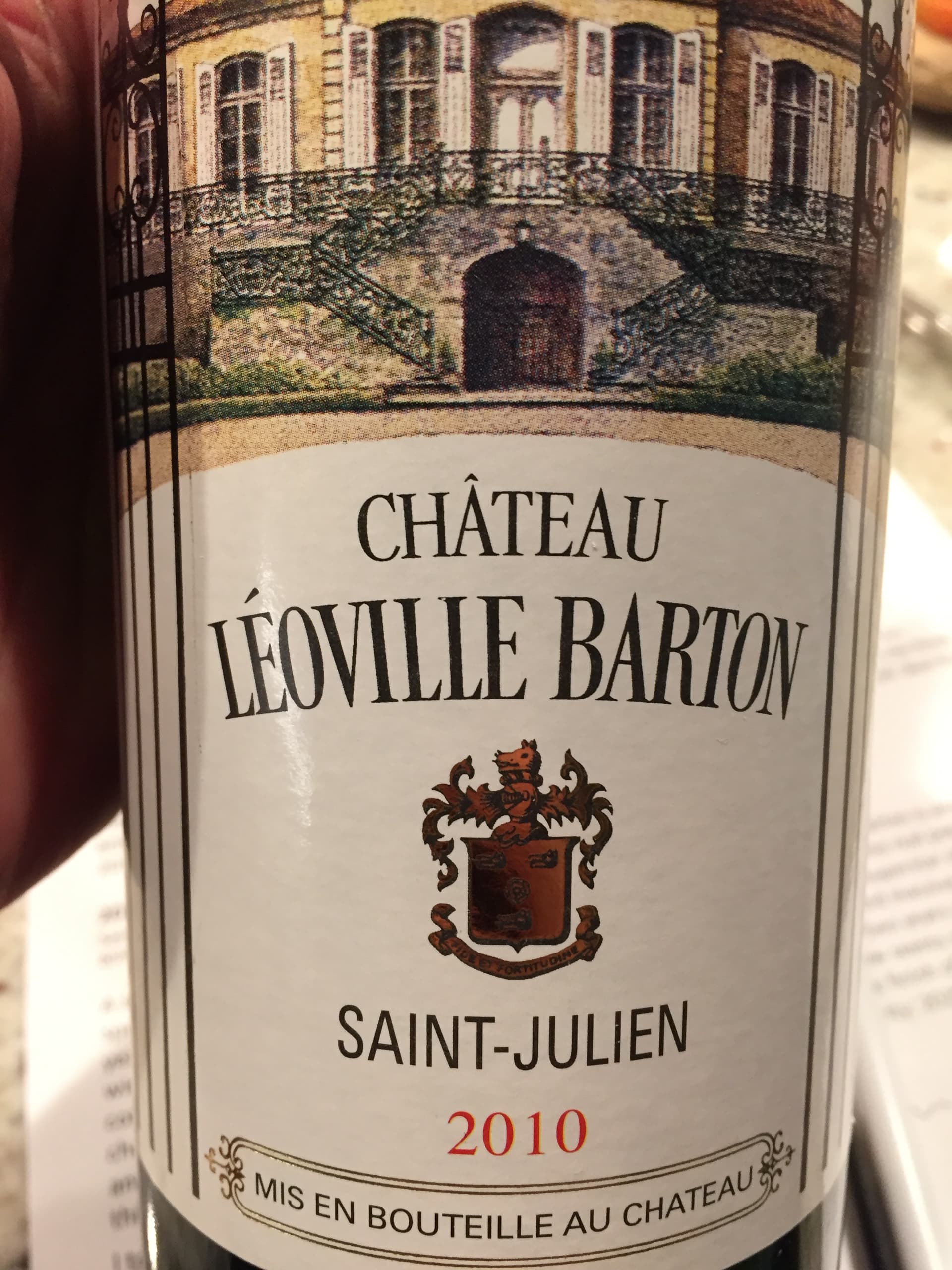 TN 2010 Château Léoville Barton (France, Bordeaux, Médoc, St. Julien
