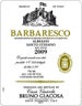 Wine Label of Bruno Giacosa Albesani Santo Stefano, Barbaresco DOCG, Italy