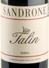 Wine Label of Luciano Sandrone 'Vite Talin', Barolo DOCG, Italy
