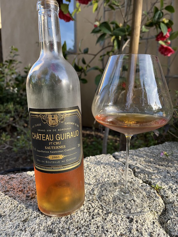 TN: 2001 Château Guiraud (France, Bordeaux, Sauternais