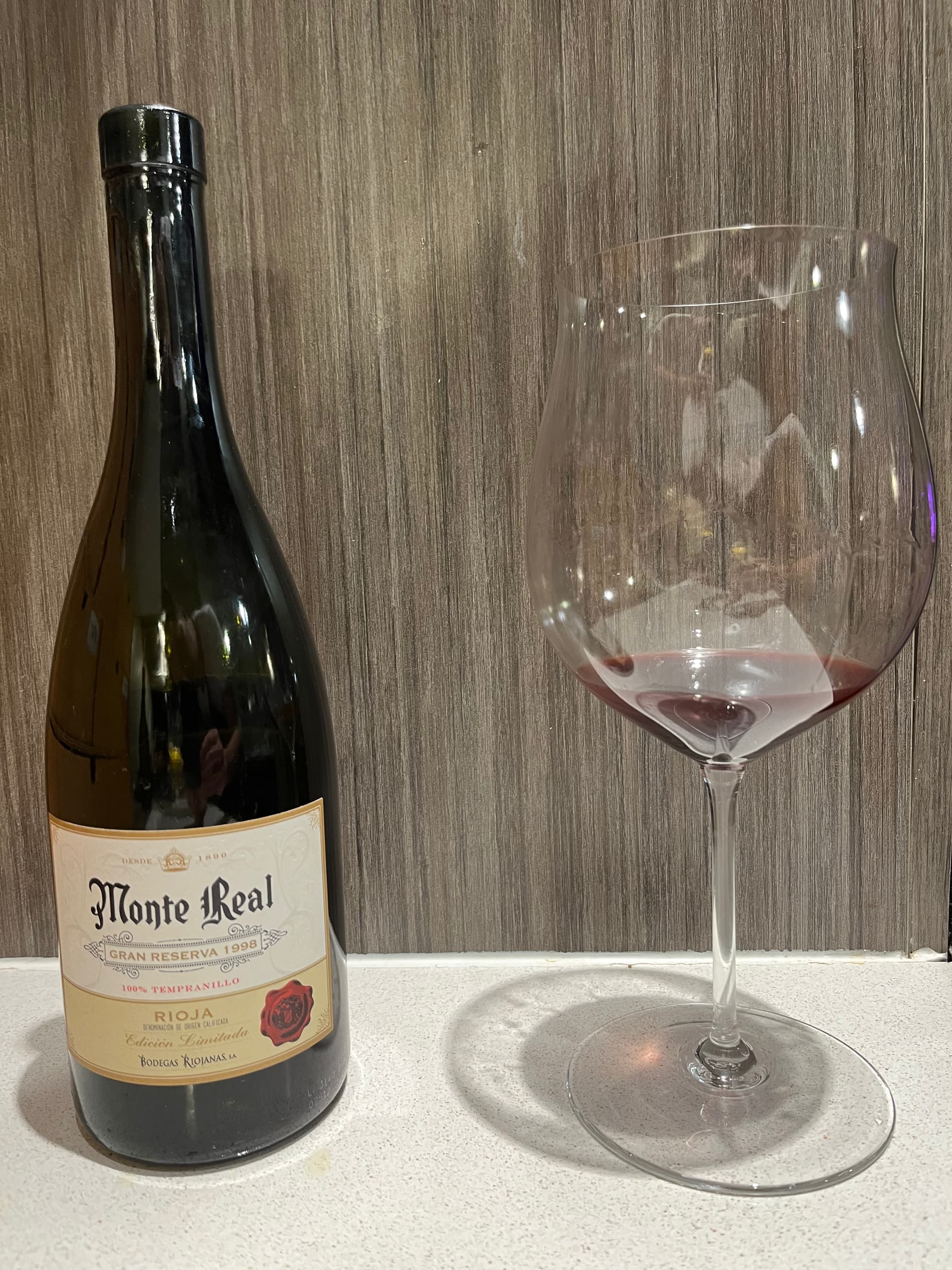 TN: Library Release 1998 Bodegas Riojanas Rioja Monte Real Gran