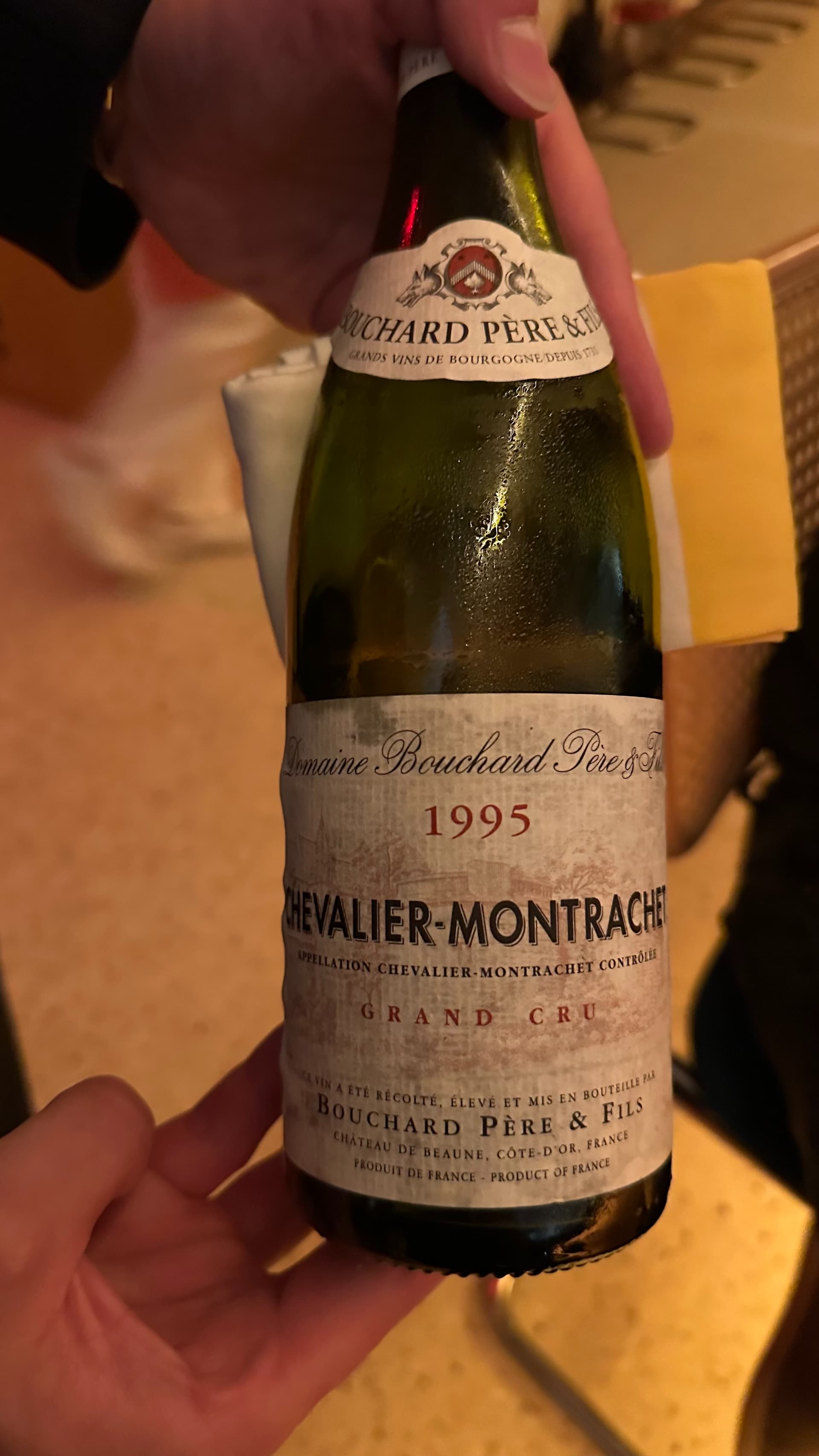 爆売り！ - Chevalier-Montrachet Bouchard 1995 TN: WINE WineBerserkers - TALK ワイン