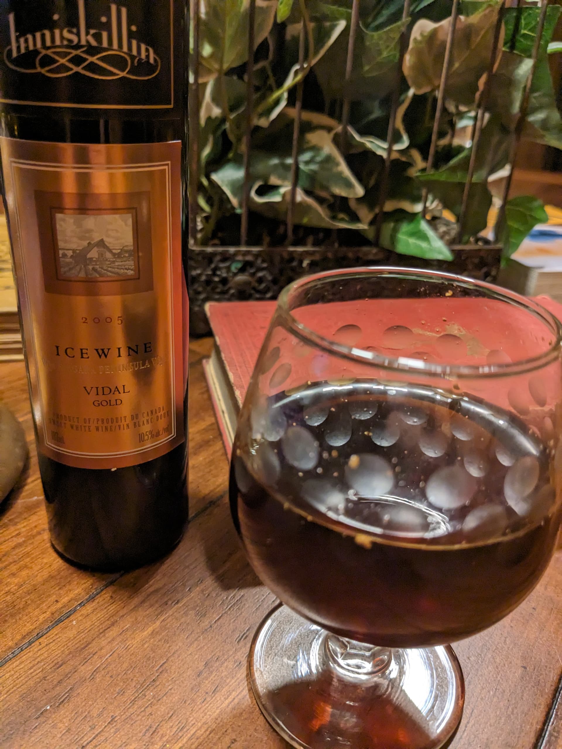 TN: 2005 Inniskillin Vidal Icewine Oak Aged - WINE TALK 