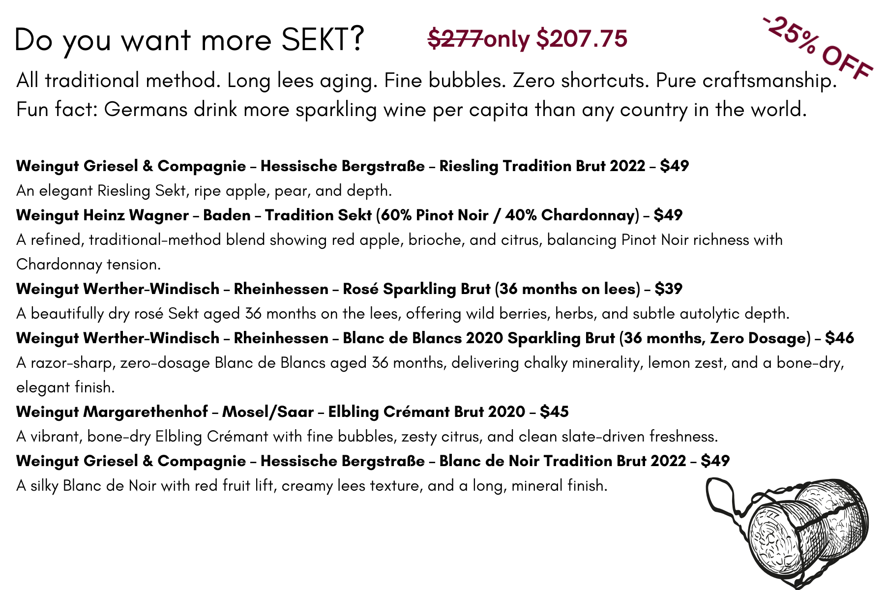 Offer3. Sekt Bundle 25%