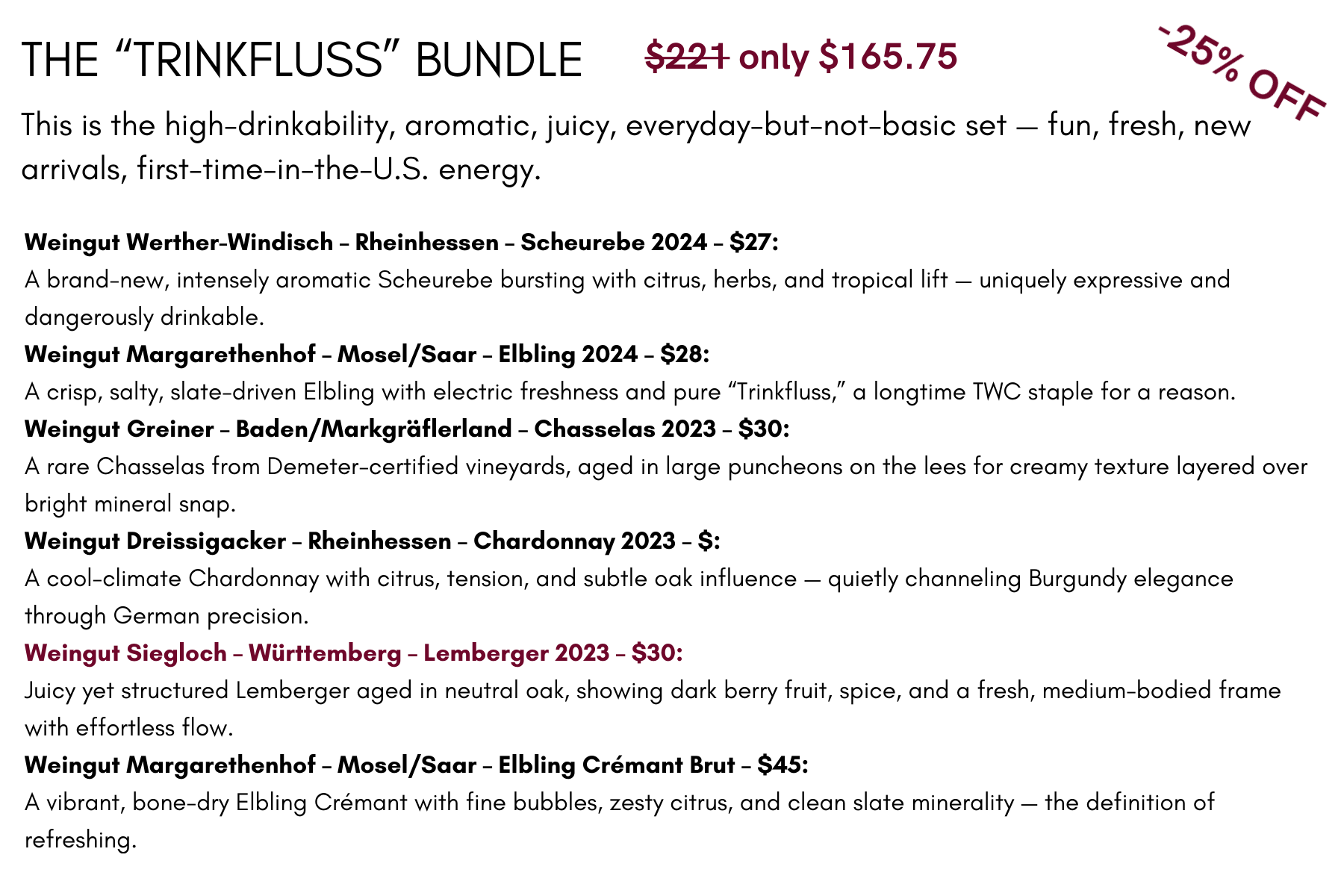 Offer 6. Trinkfluss 25% (1)