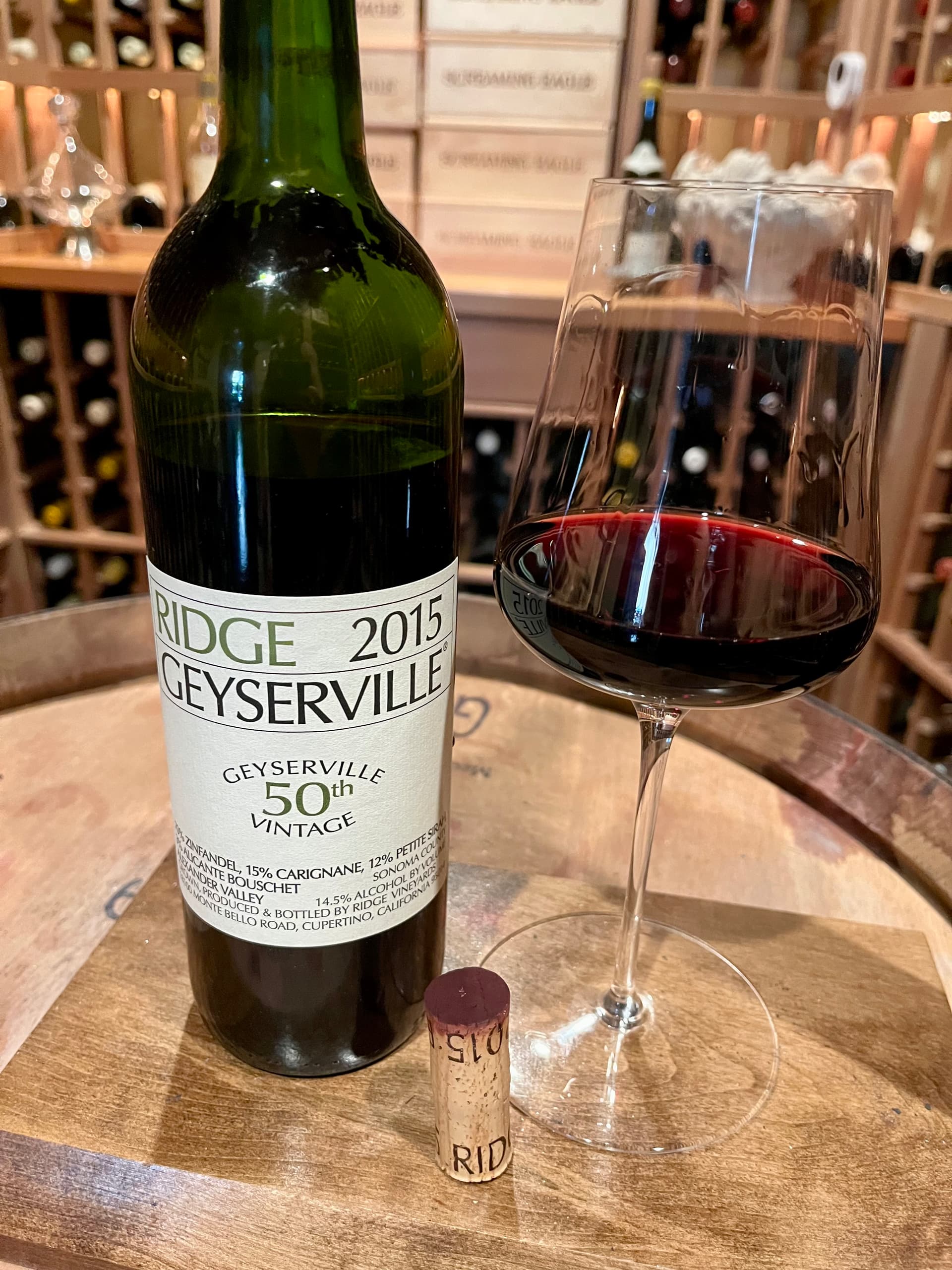TN: 2015 Ridge 50th Anniversary Geyserville - WINE TALK