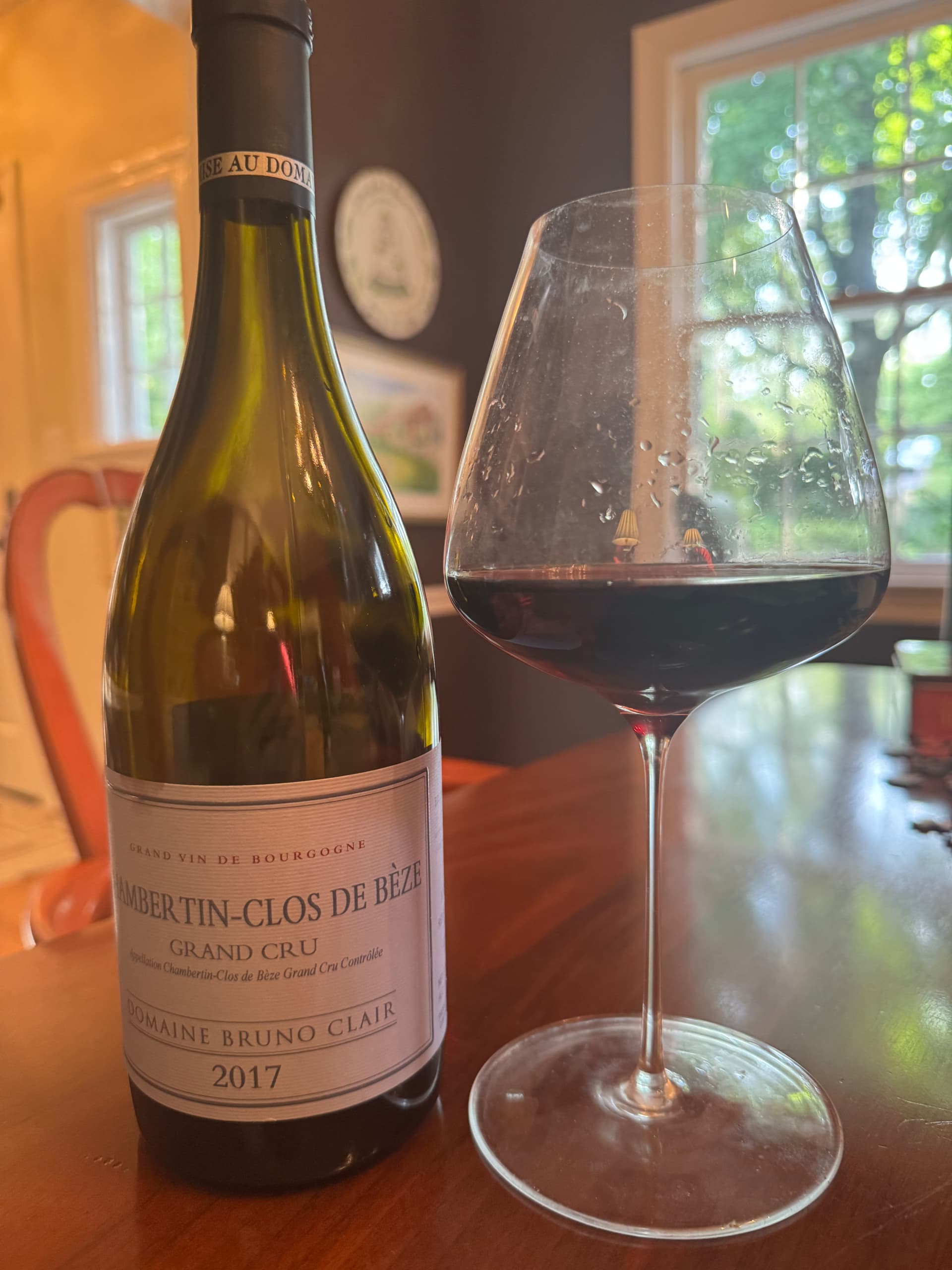 TN: 2017 Bruno Clair Chambertin Clos de Beze - WINE TALK