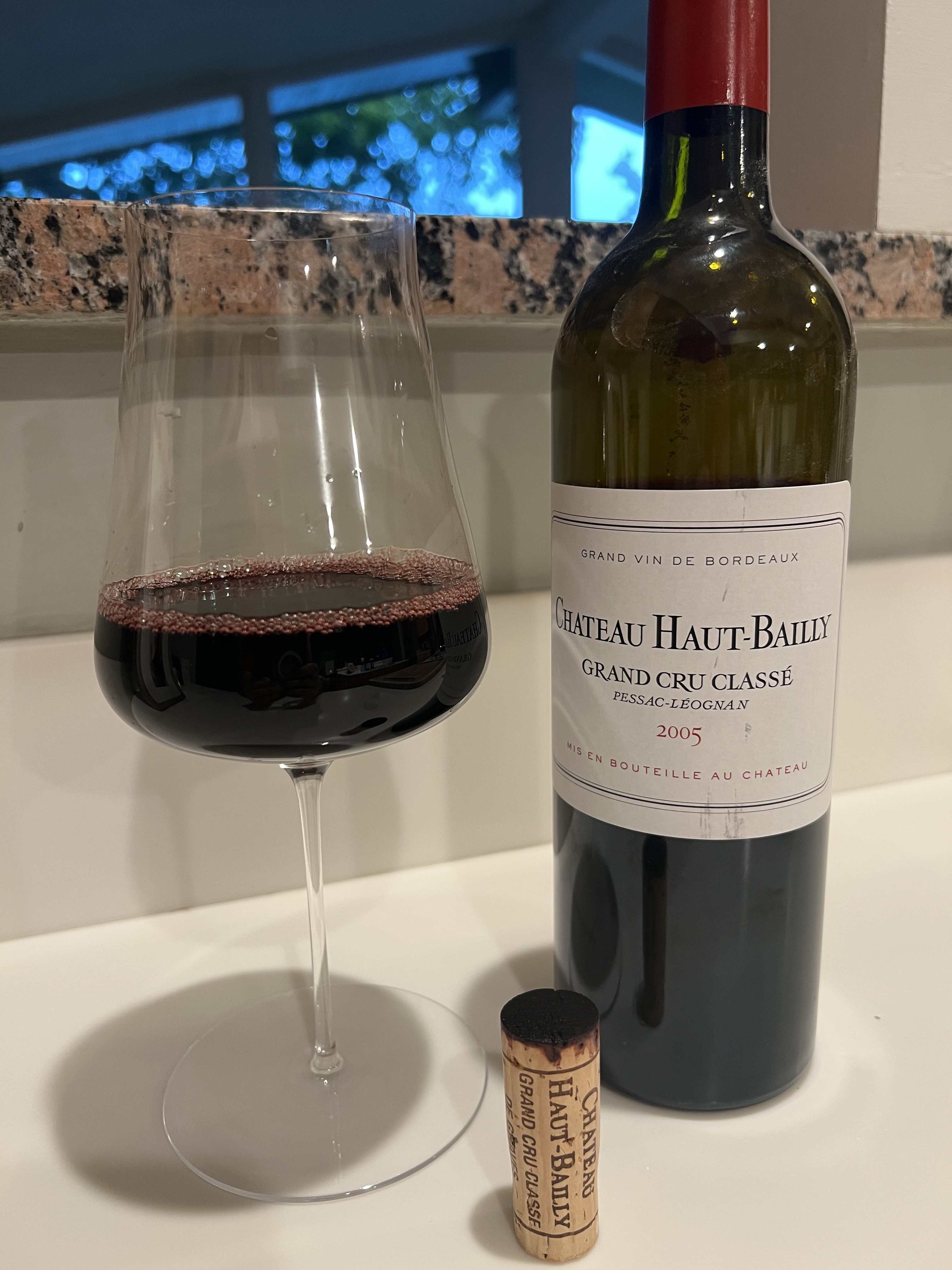 TN: 2005 Chateau Haut-Bailly, Pessac-Leognan - WINE TALK